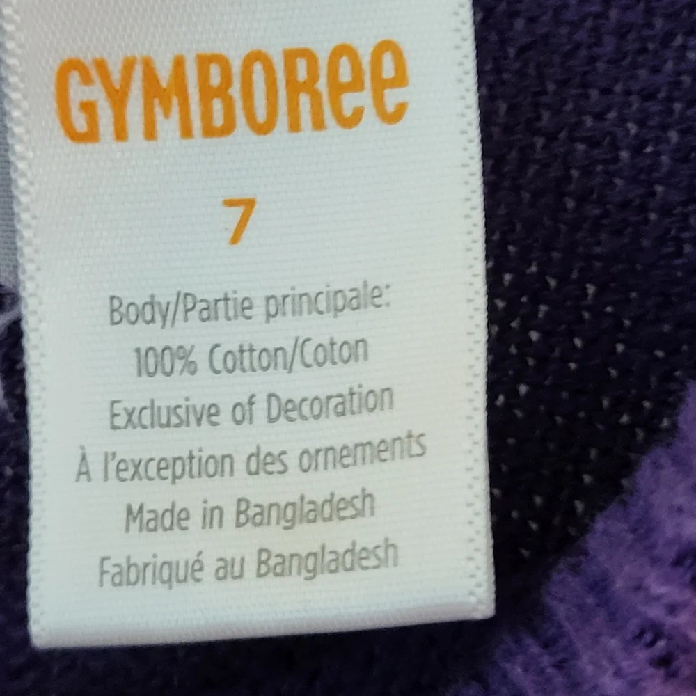 Gymboree Kids' Purple Little Llamas Sweater Dress - Size 7